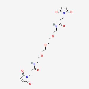 molecular formula C22H30N4O9 B606164 Bis-Mal-PEG3 