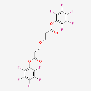 molecular formula C18H8F10O5 B606170 Bis-PEG1-PFP ester 