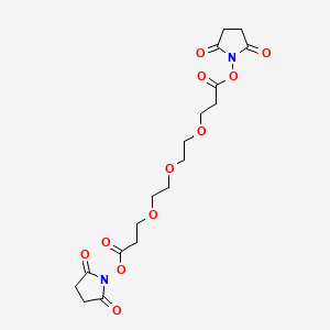 molecular formula C18H24N2O11 B606173 Bis-PEG3-NHS Ester 