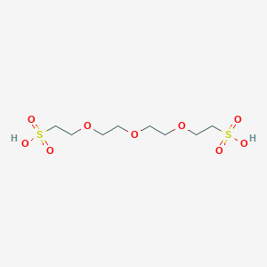 molecular formula C8H18O9S2 B606175 Bis-PEG3-sulfonic acid 