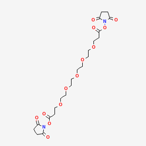 molecular formula C22H32N2O13 B606179 Bis-PEG5-NHS ester CAS No. 756526-03-1