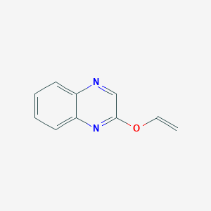 molecular formula C10H8N2O B060620 2-(Vinyloxy)quinoxaline CAS No. 178218-46-7