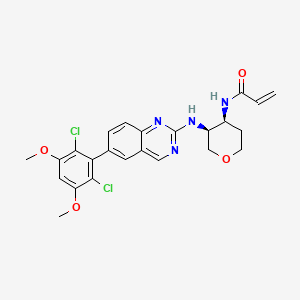 molecular formula C24H24Cl2N4O4 B606208 Fisogatinib CAS No. 1707289-21-1