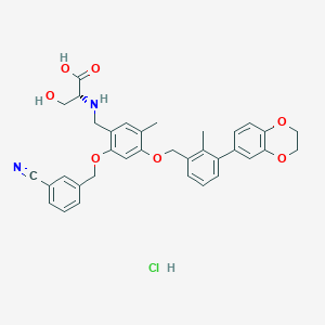 molecular formula C35H35ClN2O7 B606213 BMS-1001 (hydrochloride) CAS No. 2113650-04-5