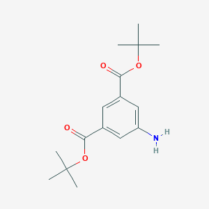 molecular formula C16H23NO4 B060624 Di-tert-butyl 5-aminoisophthalate CAS No. 167993-12-6