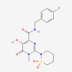 molecular formula C17H19FN4O5S B606244 Bms-707035 CAS No. 729607-74-3