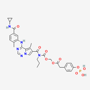 molecular formula C32H35N6O10P B606245 Unii-976Z3162LI CAS No. 948842-66-8