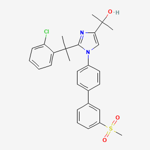2-{2-[2-(2-Chlorophenyl)propan-2-Yl]-1-[3'-(Methylsulfonyl)biphenyl-4-Yl]-1h-Imidazol-4-Yl}propan-2-Ol