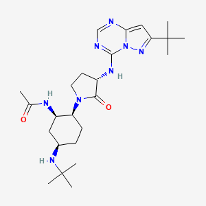 molecular formula C25H40N8O2 B606254 BMS-813160 CAS No. 1286279-29-5