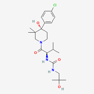 molecular formula C23H36ClN3O4 B606257 BMS-817399 CAS No. 1202400-18-7