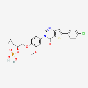 molecular formula C24H22ClN2O7PS B606261 Unii-isl723gvq8 CAS No. 1197420-06-6