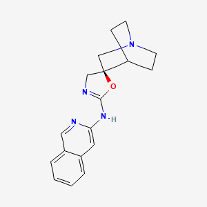 (R)-N-(isoquinolin-3-yl)-4H-1'-azaspiro[oxazole-5,3'-bicyclo[2.2.2]octan]-2-amine