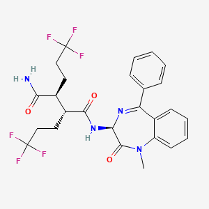 molecular formula C26H26F6N4O3 B606267 Bms-906024 CAS No. 1401066-79-2