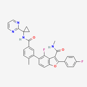 molecular formula C31H24F2N4O3 B606268 BMS-929075 CAS No. 1217338-97-0