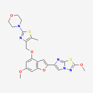 molecular formula C23H23N5O5S2 B606285 BMS-986120 CAS No. 1478712-37-6