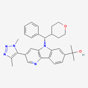 molecular formula C30H33N5O2 B606289 BMS-986158 CAS No. 1800340-40-2