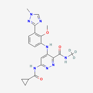 molecular formula C20H22N8O3 B606291 Deucravacitinib CAS No. 1609392-27-9