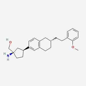 molecular formula C25H33NO2 B606292 Unii-283fta936D CAS No. 1883345-06-9