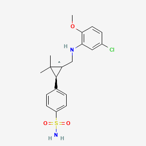 molecular formula C19H23ClN2O3S B606304 CID 156588611 CAS No. 1557240-80-8