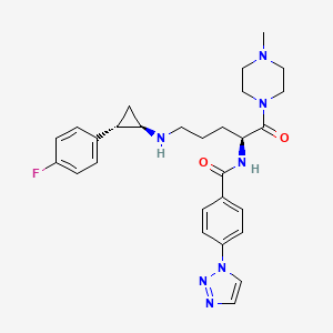 molecular formula C28H34FN7O2 B606314 Bomedemstat CAS No. 1990504-34-1