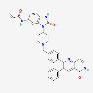 molecular formula C36H32N6O3 B606317 Borussertib CAS No. 1800070-77-2