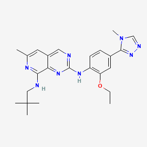 molecular formula C24H30N8O B606318 BOS-172722 CAS No. 1578245-44-9