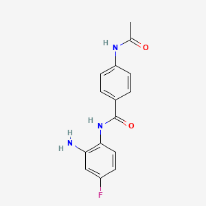 4-acetamido-N-(2-amino-4-fluorophenyl)benzamide