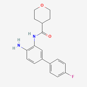 N-(4-Amino-4'-Fluoro[1,1'-Biphenyl]-3-Yl)oxane-4-Carboxamide