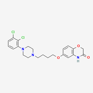 molecular formula C22H25Cl2N3O3 B606366 Brilaroxazine CAS No. 1239729-06-6