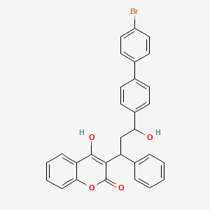 molecular formula C30H23BrO4 B606368 Bromadiolone CAS No. 28772-56-7