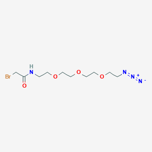 molecular formula C10H19BrN4O4 B606372 Bromoacetamido-PEG3-Azide 