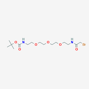molecular formula C15H29BrN2O6 B606373 Bromoacetamido-PEG3-Boc-amine CAS No. 1421933-39-2