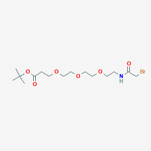 Bromoacetamido-PEG3-C2-Boc