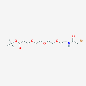 molecular formula C15H28BrNO6 B606374 Bromoacetamido-PEG3-t-Butyl Ester CAS No. 1807537-33-2