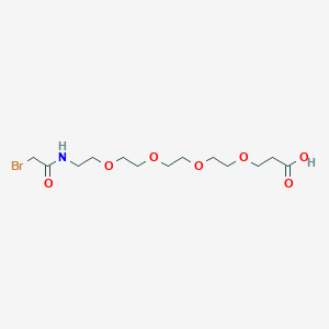 molecular formula C13H24BrNO7 B606375 Bromoacetamido-PEG4-Acid CAS No. 1807518-67-7