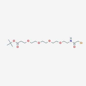 molecular formula C17H32BrNO7 B606377 Bromoacetamido-PEG4-t-Butyl Ester CAS No. 1807521-00-1