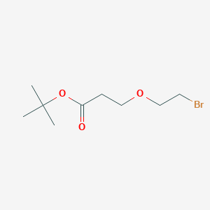 molecular formula C9H17BrO3 B606384 Bromo-PEG1-t-butyl ester CAS No. 1393330-36-3