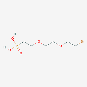 molecular formula C6H14BrO5P B606387 Bromo-PEG2-phosphonic acid CAS No. 1446282-44-5