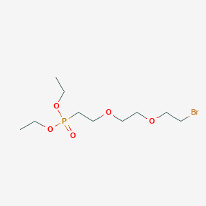 molecular formula C10H22BrO5P B606388 Bromo-PEG2-phosphonic acid ethyl ester 