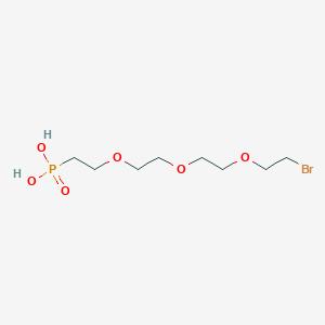 molecular formula C8H18BrO6P B606394 Bromo-PEG3-phosphonic acid 