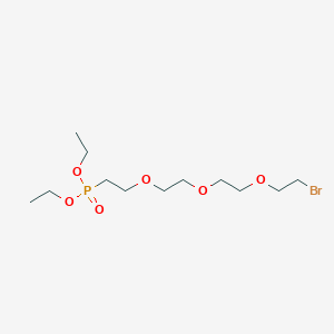 molecular formula C12H26BrO6P B606395 Bromo-PEG3-phosphonic acid diethyl ester 