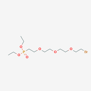 molecular formula C12H26BrO6P B606395 Bromo-PEG3-phosphonic acid diethyl ester CAS No. 1148026-98-5