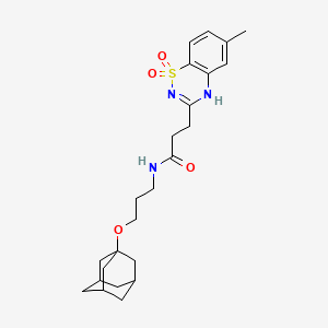 molecular formula C24H33N3O4S B606415 BTD CAS No. 896684-04-1
