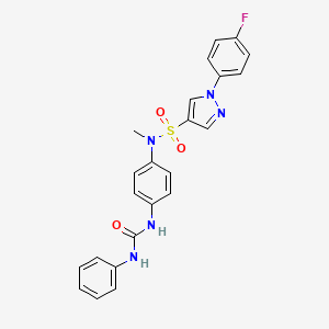 molecular formula C23H20FN5O3S B606419 BTT 3033 