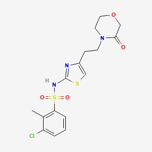 molecular formula C16H18ClN3O4S2 B606433 Bvt-3498 CAS No. 376641-49-5