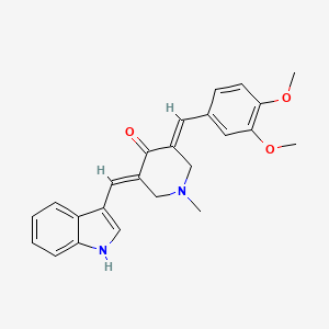 molecular formula C24H24N2O3 B606449 CA-5f 