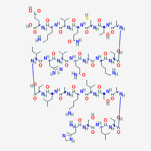 molecular formula C116H200N34O36S B060645 Betabellin 14 CAS No. 160275-36-5