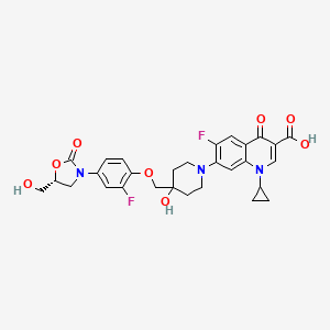 molecular formula C29H29F2N3O8 B606452 Cadazolid CAS No. 1025097-10-2
