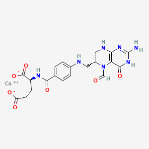 molecular formula C20H21CaN7O7 B606455 Calcium dextrofolinate CAS No. 115940-48-2