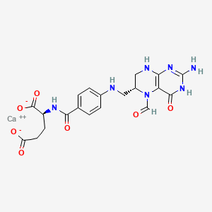 molecular formula C20H22CaN7O7 B606455 Calcium dextrofolinate CAS No. 115940-48-2